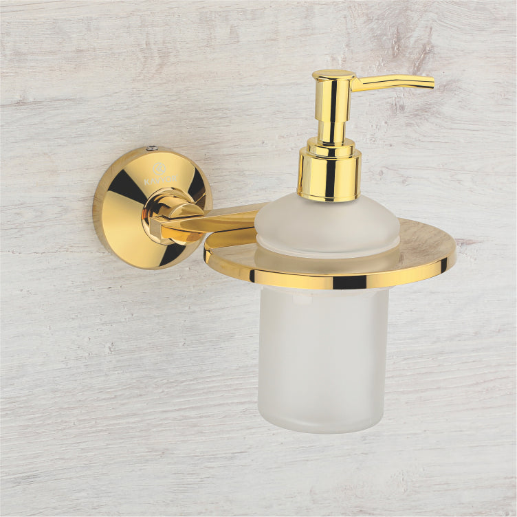 LIQUID DISPENCER HOLDER KBA 10211 PVD GOLD by Kavyor