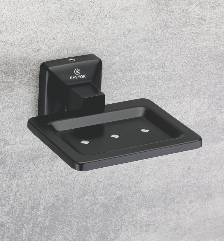 SOAP DISH KBA 10104 PVD BLACK by Kavyor