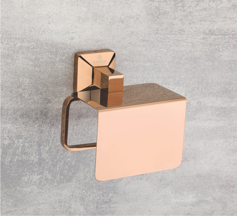 TISSUE PAPER HOLDER KBA 60712 PVD ROSE GOLD FINISH