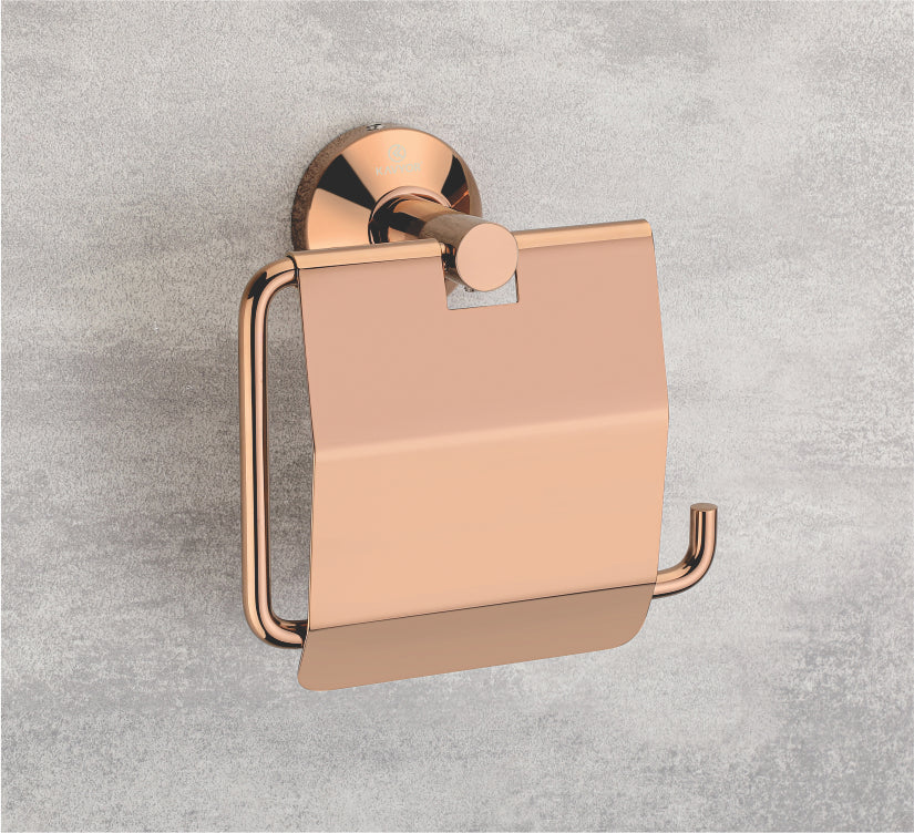 TISSUE PAPER HOLDER KBA 60812 PVD ROSE GOLD FINISH