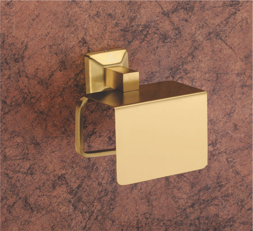 TISSUE PAPER HOLDER KBA 60712 PVD GOLD SATIN FINISH