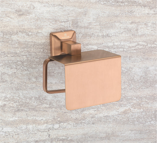 TISSUE PAPER HOLDER KBA 60712 PVD ROSE GOLD SATIN FINISH